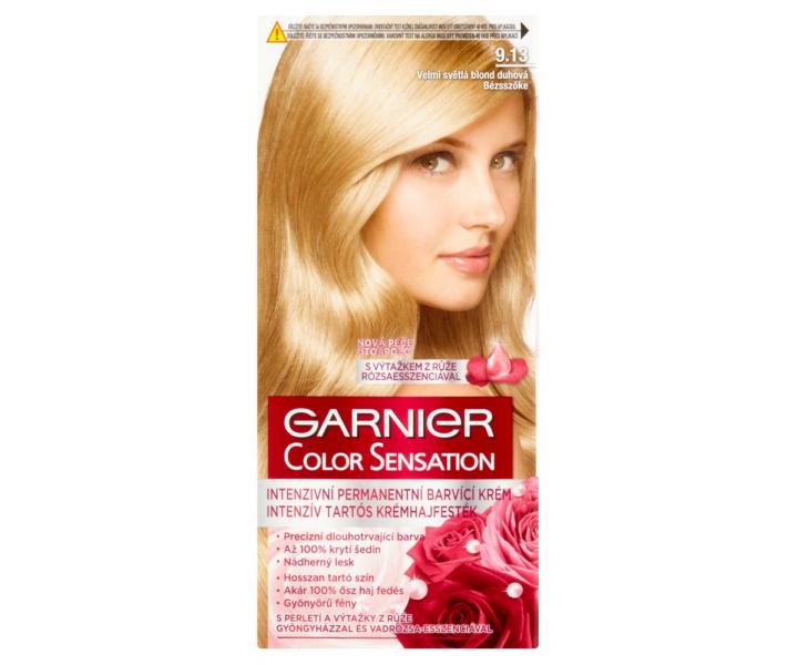 Permanentn farba Garnier Color Sensation 9.13 vemi svetl blond dhov