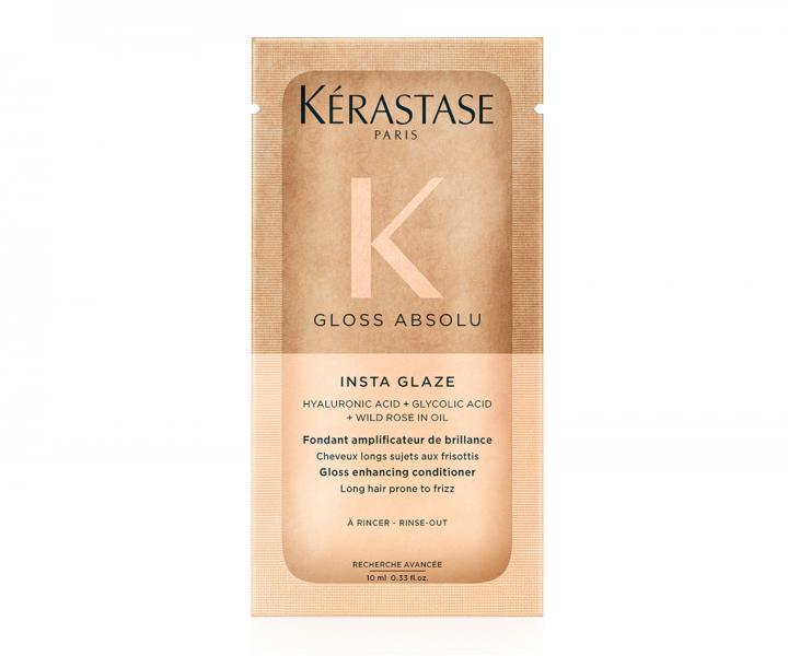 Hydratan a rozjasujca starostlivos pre vlasy so sklonom ku krepateniu Krastase Gloss Absolu Insta Glaze - 10 ml (bonus)