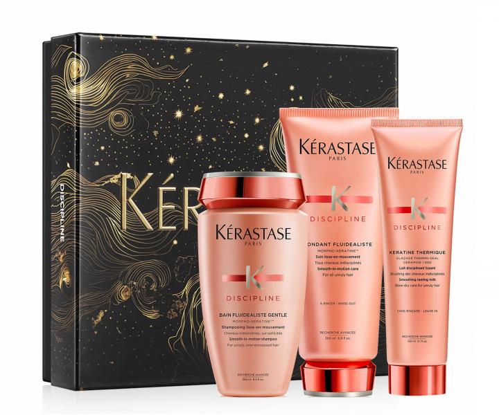 Dar�ekov� sada na uhladenie nepoddajn�ch vlasov K�rastase Discipline