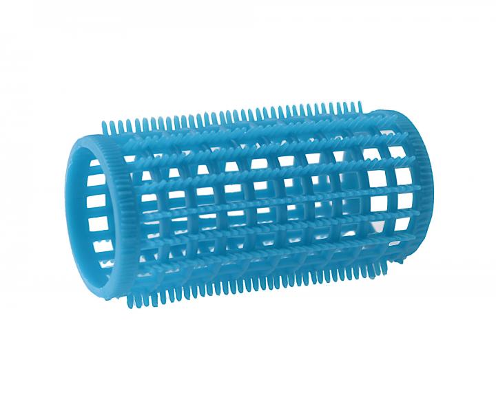 Plastové natáčky na vlasy s ihlami Bellazi - pr. 30 mm, 6 ks, modré