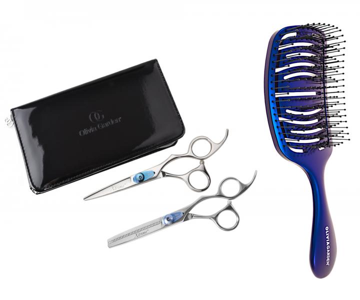 Sada no�n�c 5,75" a efila�n�ch no�n�c 6,35" Olivia Garden Xtreme� + kefa zadarmo