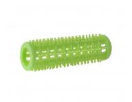 Plastové natáčky na vlasy s ihlami Bellazi - pr. 15 mm, 10 ks, zelené