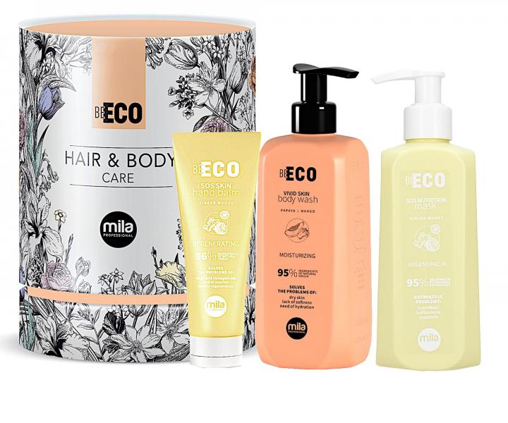 Dar�ekov� sada na starostlivos� o telo a vlasy Mila Professional Be Eco Hair & Body Care SOS