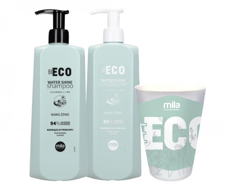 Sada pre such� vlasy Mila Professional Be Eco Water Shine + keramick� hrn�ek zadarmo
