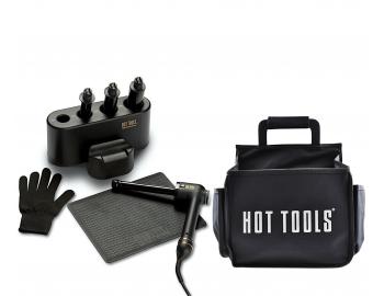 Kulma na vlasy Hot Tools Black Gold Curl Bar Set - 19 mm, 25 mm, 32 mm, 38 mm + ta�ka Hot Tools Appliance Caddy zadarmo