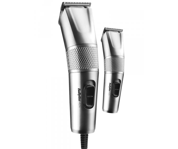 Set klasick�ho a kont�rovac�ho stroj�eka BaByliss Steel Edition 7755PE - strieborn�