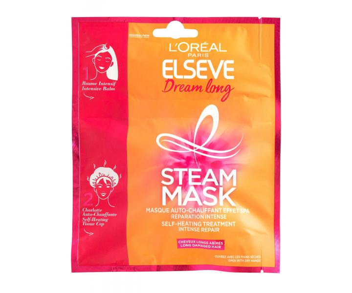 Hydrata�n� a vy�ivuj�ce maska proti l�maniu vlasov Elseve Dream Long - Steam Mask - 40 ml