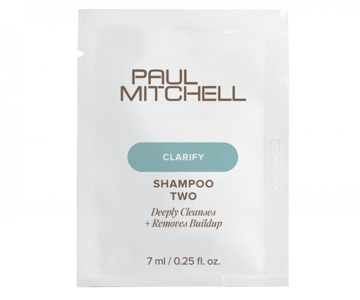 H�bkovo �istiaci �amp�n pre mastiace sa vlasy Paul Mitchell Clarify Shampoo Two - 7 ml