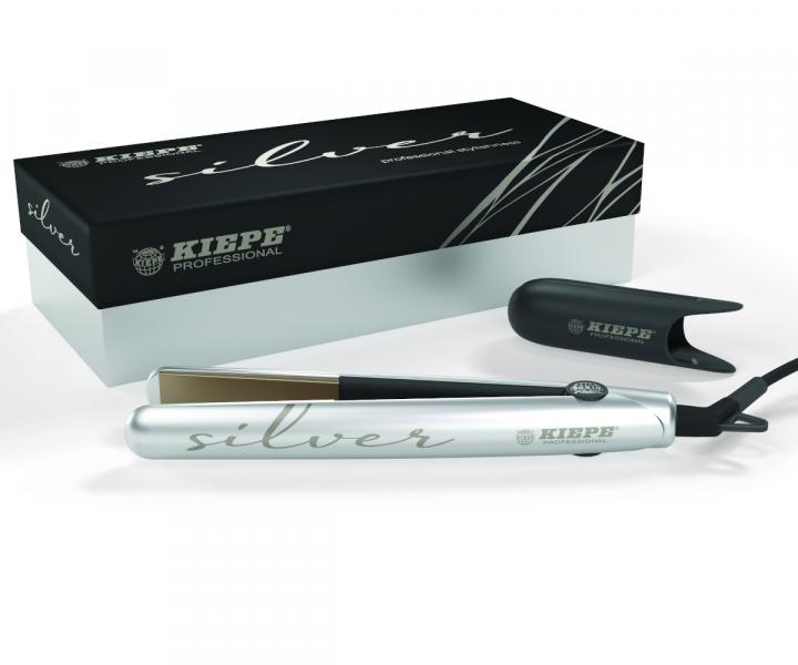 Profesionlna ehlika na vlasy Kiepe Nano Titanium Silver 8178S - strieborn