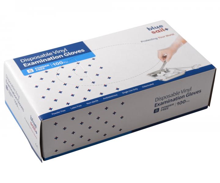 Jednorazov� vinylov� rukavice Batist Blue Sail+ 100 ks - S