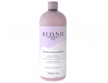 Rozjasňujúci šampón pre blond vlasy Inebrya Blondesse Blonde Miracle Shampoo -1000 ml
