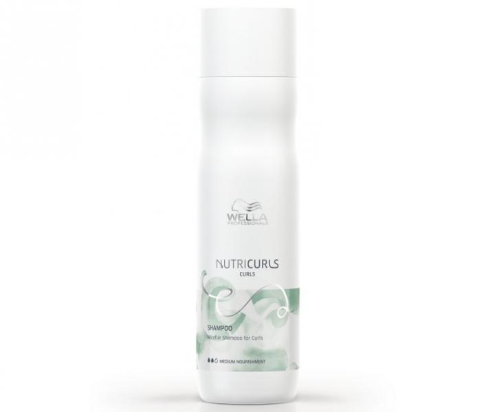 Vyivujci ampn pre kuerav vlasy Wella NutriCurls for Curls - 250 ml