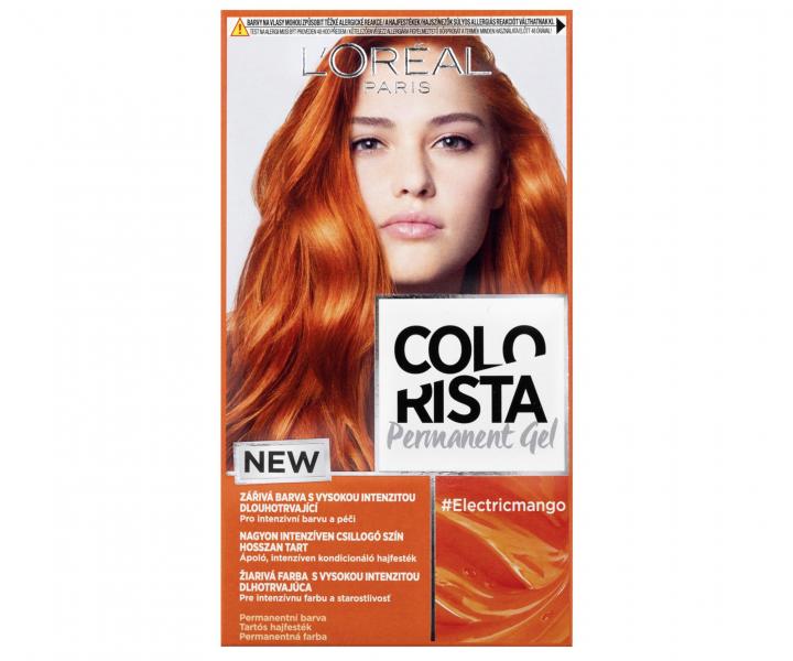 Permanentn� farba na vlasy Lor�al Colorist Permanent Gel Electric Mango - �iarivo oran�ov�