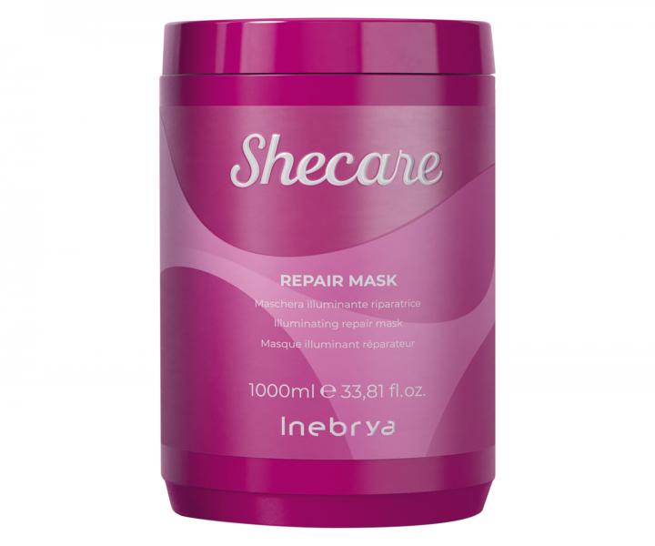 Maska pre vemi pokoden vlasy Inebrya Shecare Repair Mask - 1000 ml