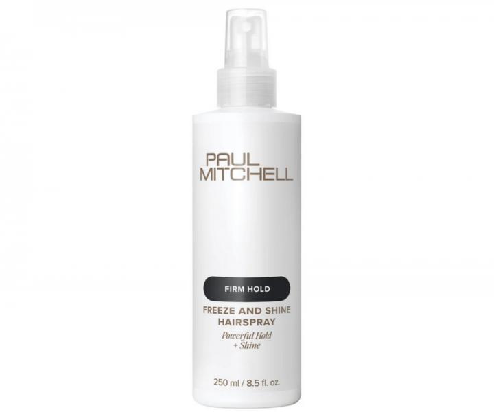 Lak na vlasy bez aeros�lu so silnou fix�ciou Paul Mitchell Firm Hold Freeze and Shine Hairspray - 250 ml