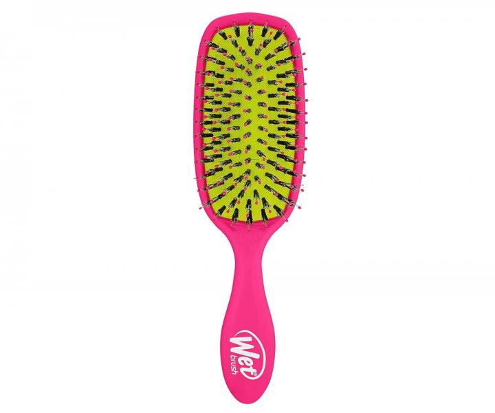 Kefa na rozesvanie vlasov s nylonovmi a diviami tetinami Wet Brush Shine Enhancer - ruov