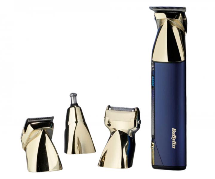 Zastrihovac kontrovac strojek Babyliss MT992E - modro-zlat