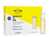 Ochrann� olej na vlasy a poko�ku hlavy pri farben� a zosvet�ovan� Yellow Professional Tech+ Protective Oil - 6 x 13 ml