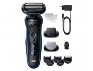 Planetov holiaci strojek Braun Series 5 52-B1650s - ierno-modr