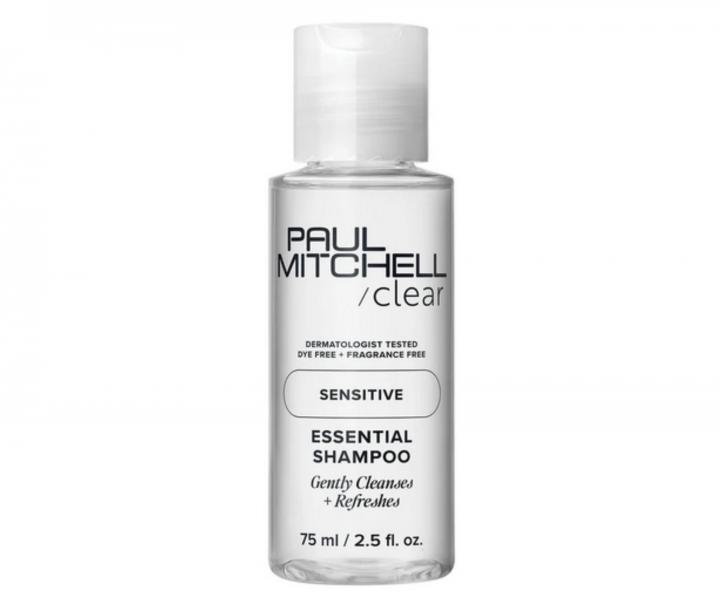 Jemne istiaci ampn pre citliv pokoku hlavy Paul Mitchell Clear Sensitive Essential Shampoo - 75 ml