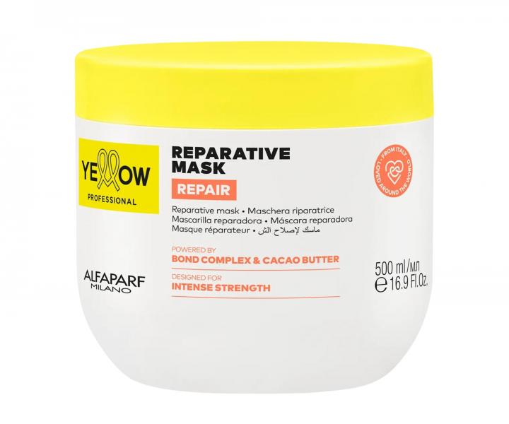 Intenz�vna regenera�n� maska pre po�koden� vlasy Yellow Professional Repair Reparative Mask - 500 ml