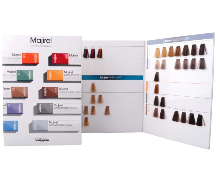 Vlasov� vzorkovn�k farieb Lor�al Professionnel Majirel
