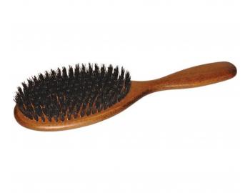 Dreven� ploch� kefa na vlasy so �tetinami z diviaka Keller 009 03 40 - 63 x 230 mm