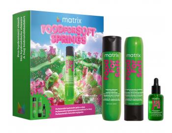 Dar�ekov� sada na hydrat�ciu a hebkos� such�ch vlasov Matrix Food For Soft Springs