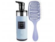 Semi-permanentn regeneran maska Klral System Colorama Dark Grey - 500 ml, tmavo ed + kefa zadarmo