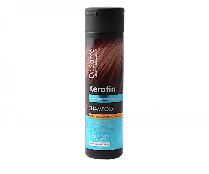 ampn pre obnovu matnch a krehkch vlasov Dr. Sant Keratin - 250 ml