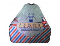 P�nska pl�tenka na strihanie vlasov a f�zov Eurostil Barber - �ed� s potla�ou