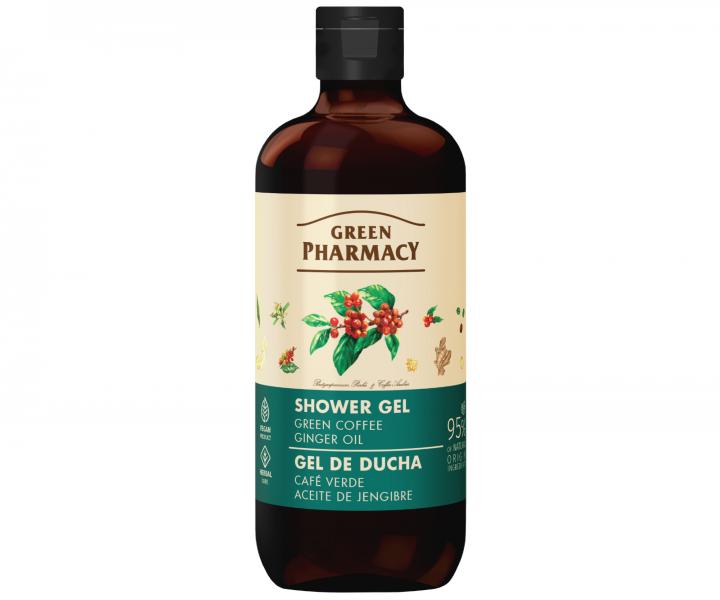 Sprchov gl so zelenou kvou a zzvorovm olejom Green Pharmacy Shower Gel - 500 ml