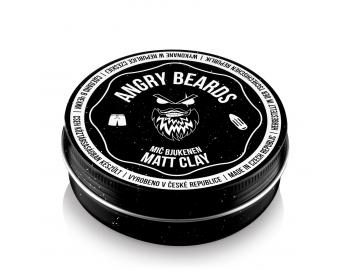 Zmatňujúci hlina na vlasy Angry Beards Mič Bjukenen - 120 g