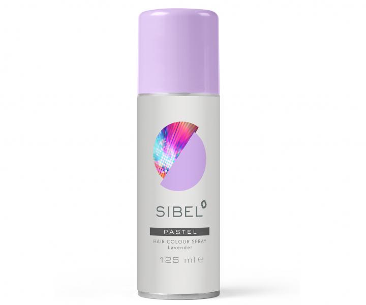 Farebn sprej na vlasy Sibel Hair Colour Pastel - pastelovo fialov - 125 ml