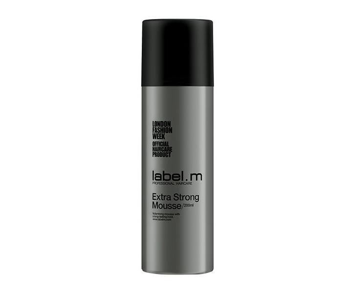 Pena pre objem vlasov Label.m Extra Strong Mousse - 200 ml
