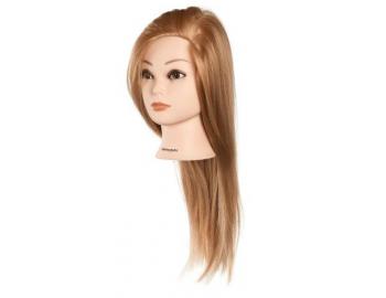 Cvičná hlava dámska s umelými vlasmi ANNABELLE, Original Best Buy - blond 30 - 40 cm