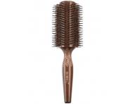 Okrhla dreven kefa na vlasy s kanmi a nylonovmi tetinami Sibel Decopro - 40 mm