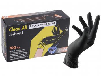 Nitrilové rukavice pre kaderníkov Sibel Clean All 100 ks - M