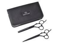 Sada kadernckych nonc 6,5 "a efilanch nonc 6,35" SilkCut Pro Matt Black Olivia Garden