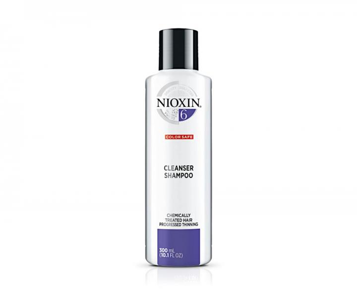 Šampón pre silne rednúce chemicky ošetrené vlasy Nioxin System 6 Cleanser Shampoo - 300 ml