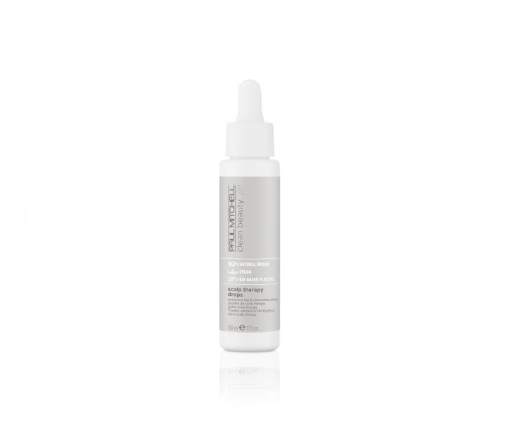 Upokojujce srum pre citliv pokoku hlavy Paul Mitchell Clean Beauty Scalp Therapy Drops - 50 ml