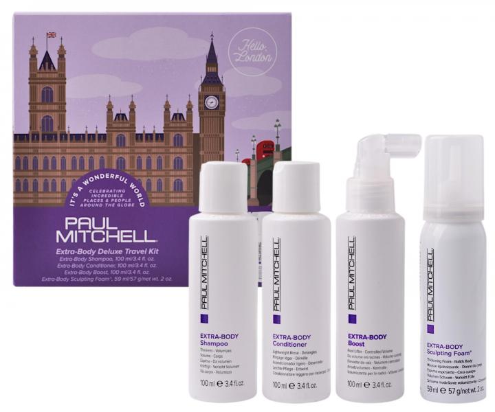 Cestovn sada pre objem vlasov Paul Mitchell Extra-Body Deluxe Travel Kit