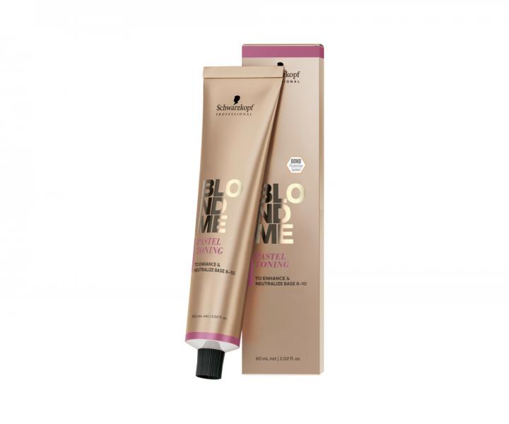 Pastelov tnovac krm Schwarzkopf Professional BlondMe Pastel Toning - 60 ml, adovo dhov