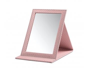 Kozmetické zrkadlo so stojanom Sibel Easel 180 x 245 mm, ružové