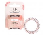Tenk� �pir�lov� gumi�ka do vlasov Invisibobble Slim Chrome Vanity Fairy - d�hov�, 3 ks