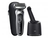 Planetov holiaci strojek s nabjacou a istiacou stanicou Braun Series 7 71-7200cc - strieborn