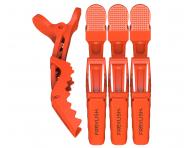 Stylingov klipsy na vlasy Freylish Hair Clips - oranov, 4 ks