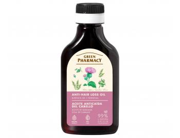 Olej proti vypad�vaniu vlasov s lop�chov�m olejom a prasli�kou Green Pharmacy Anti-Hair Loss Oil - 100 ml