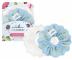Ozdobn� �pir�lov� gumi�ky Invisibobble Sprunchie - 2 ks - svetlo modr�, biela