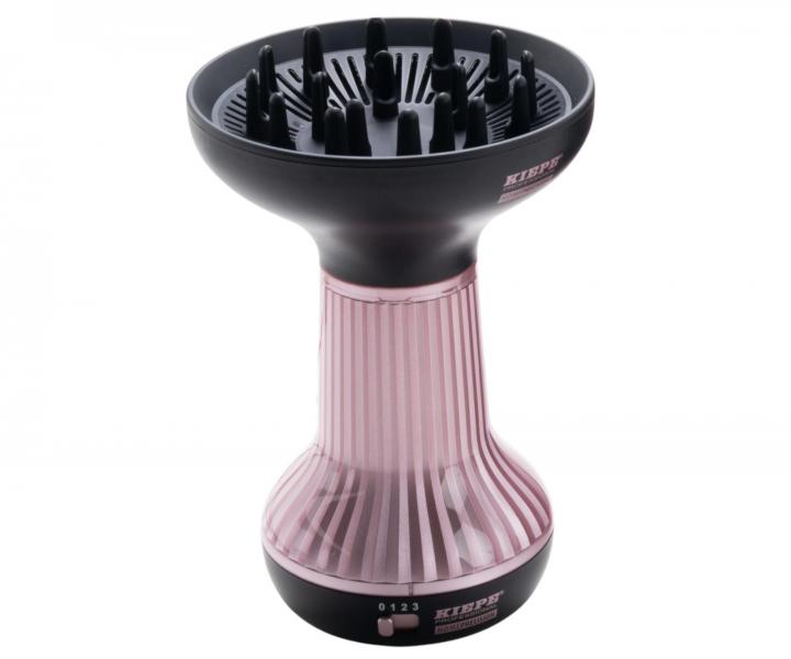 Teplovzdu�n� difuz�r na vlasy Kiepe Professional Home Precision Curldiffuser Pro - 800 W, ru�ovo�ierny